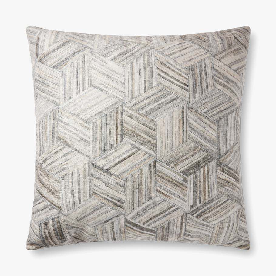 Loloi Floor Pillows P0901 Grey / Multi