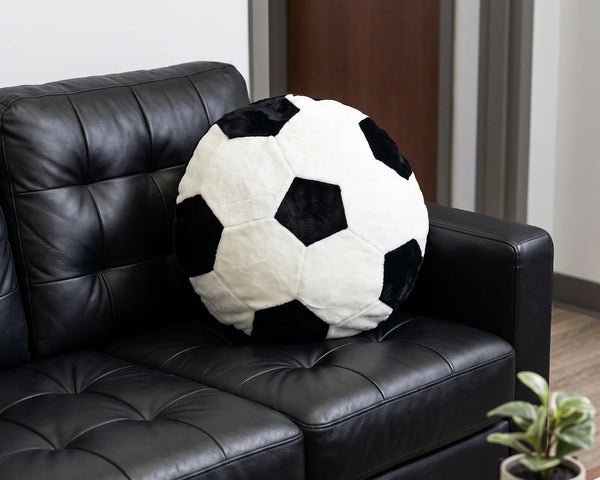 Big Soccer Ball-Shaped Cushion