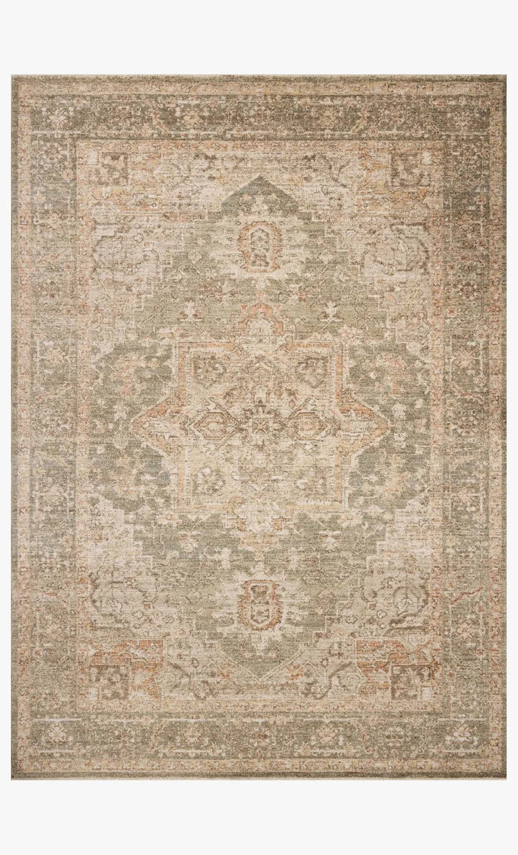PLM-08 Palma Olive/Spice 7ft Rug