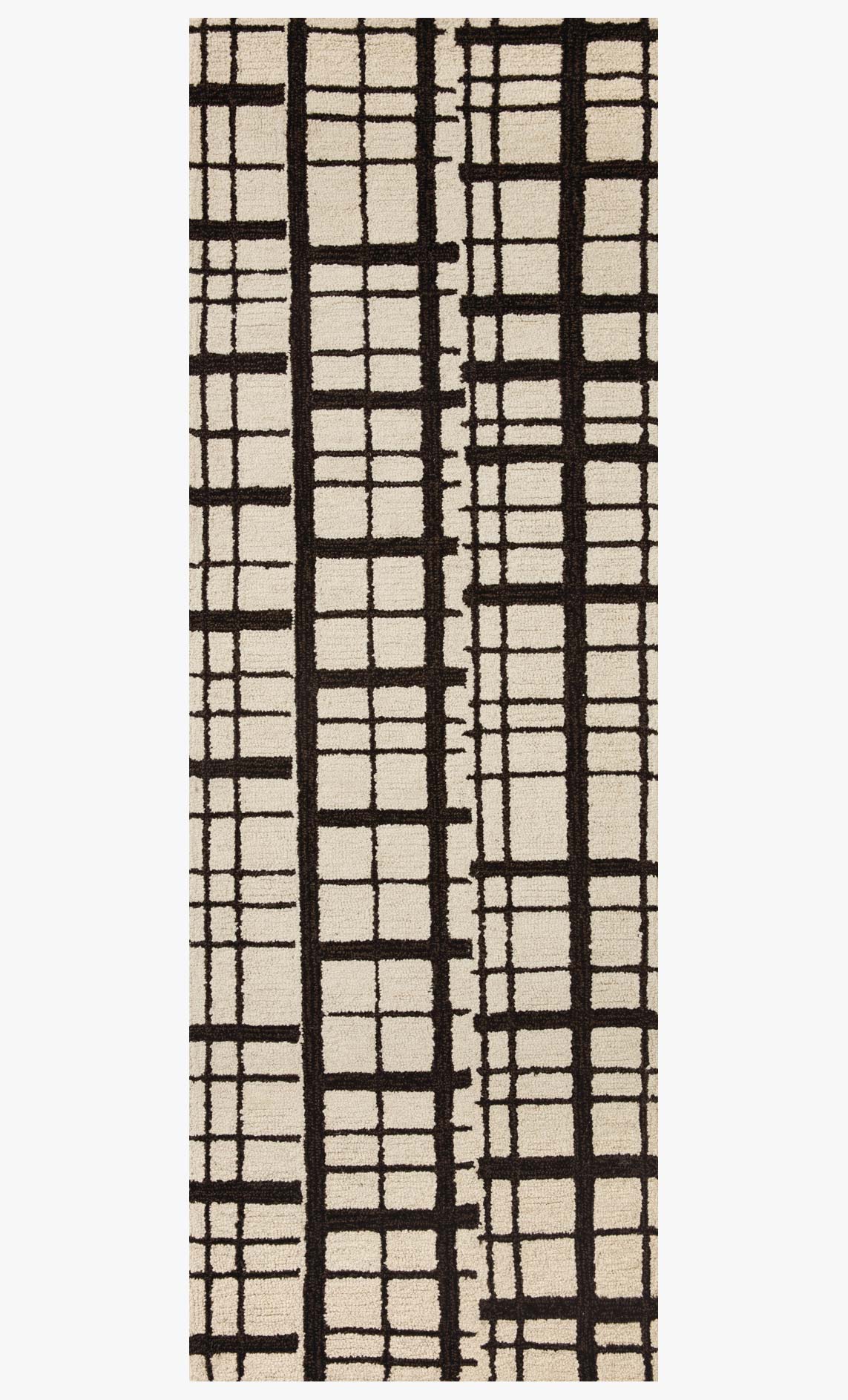 Chris Loves Julia x Loloi Polly POL-02 Black / Ivory