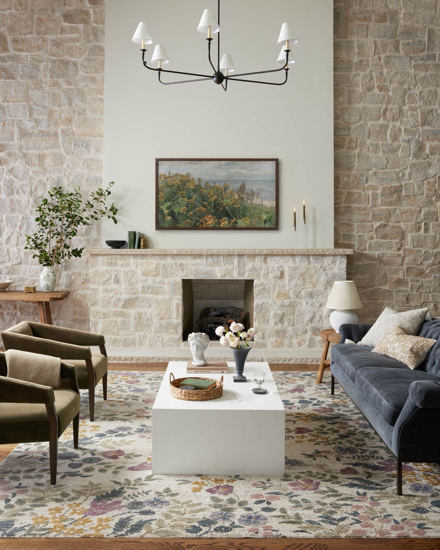 Rifle Paper Co. x Loloi Provence PRO-01 Ivory