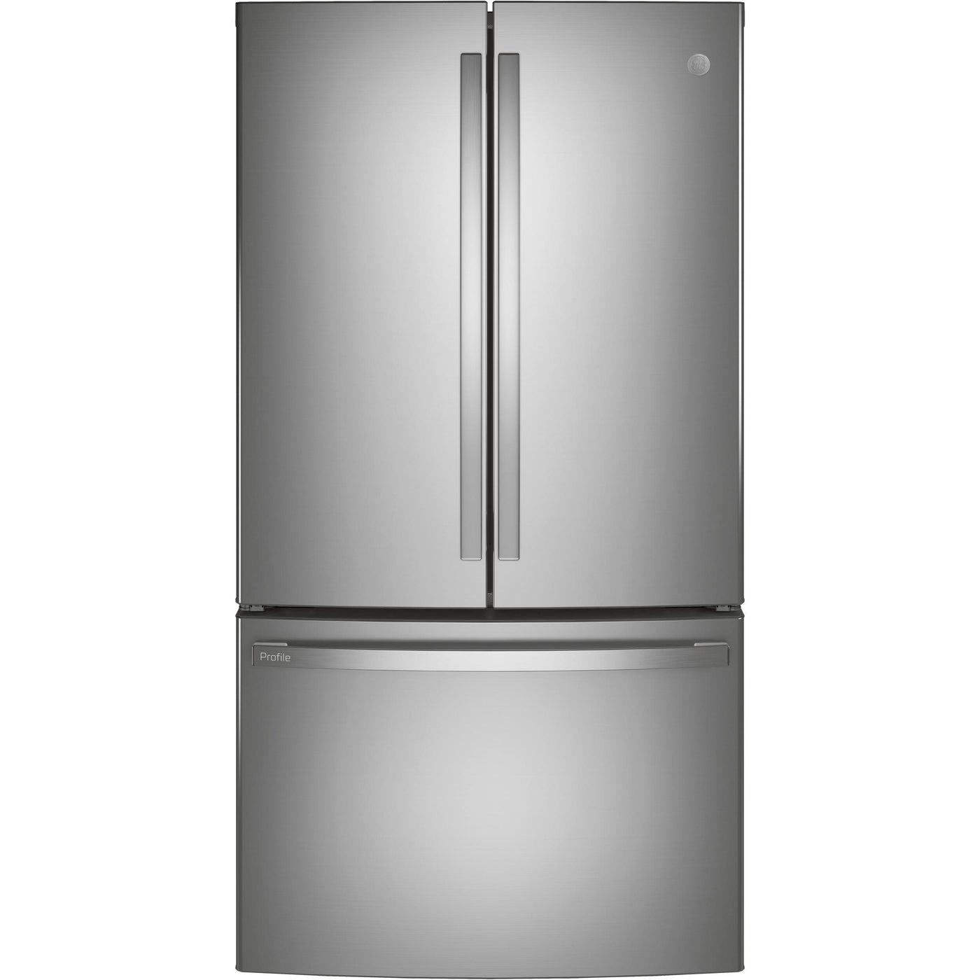 GE Profile 36-inch, 23.1 cu. ft. Counter-Depth French 3-Door Refrigerator with Interior Ice Maker PWE23KYNFS IMAGE 1