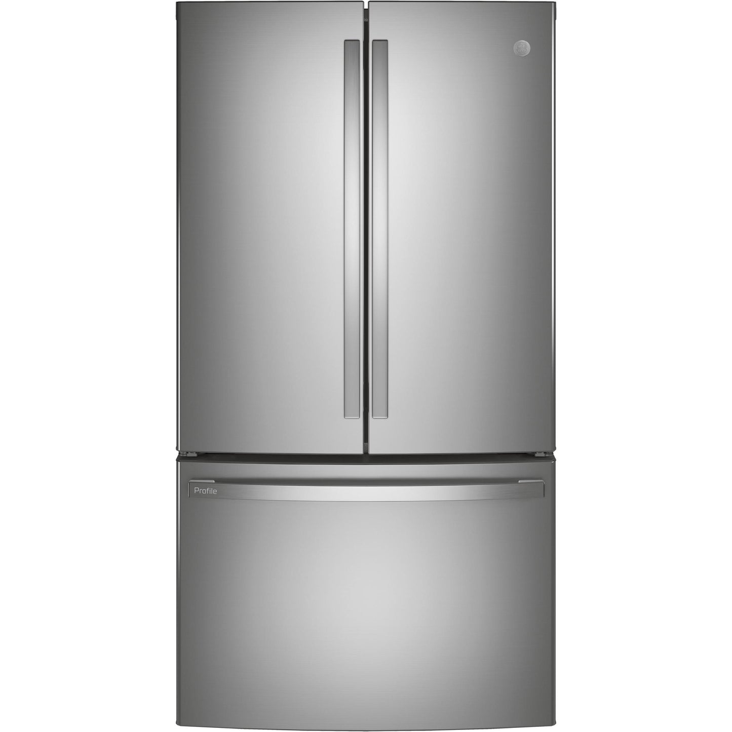 GE Profile 36-inch, 23.1 cu. ft. Counter-Depth French 3-Door Refrigerator with Interior Ice Maker PWE23KYNFS IMAGE 1