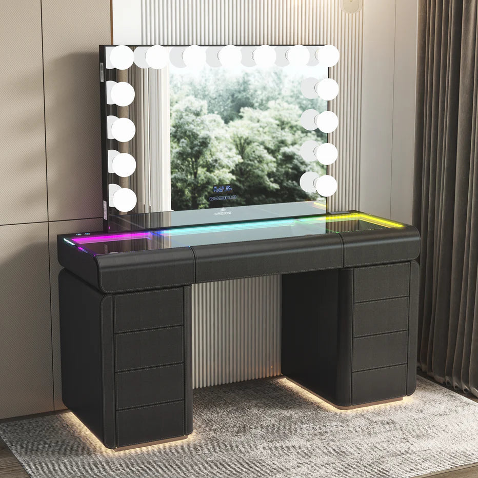 Brillo blanco Sofia Vanity