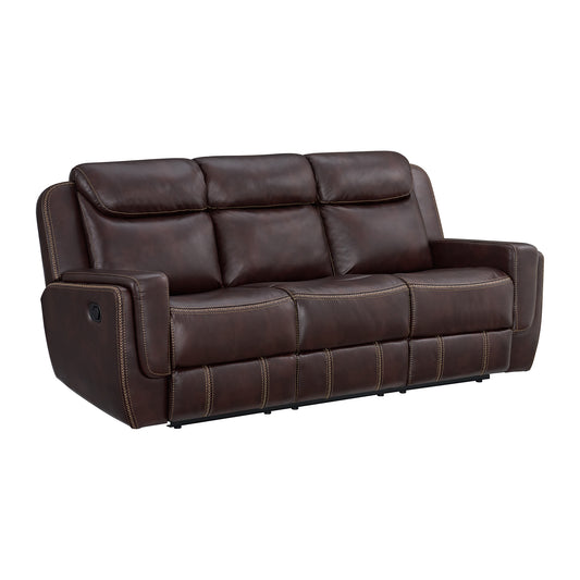 Panther 3PC Living Room Set in Neono Brown-Sofa, Loveseat & Recliner