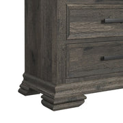 Park Ridge Queen Sleigh Storage 3PC Bedroom Set with 2 Nightstands in Charcoal