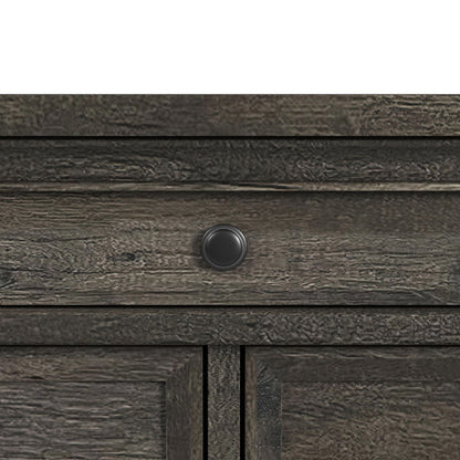 Park Ridge Queen Sleigh Storage 3PC Bedroom Set with 2 Nightstands in Charcoal