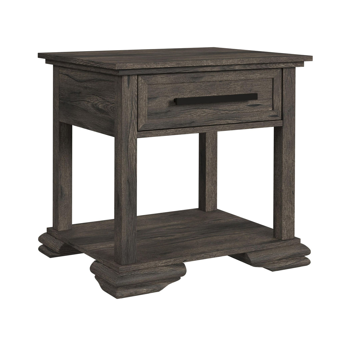 Park Ridge 3PC Occasional Table Set in Charcoal-Coffee Table, End Table & Sofa Table
