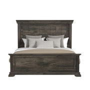 Park Ridge King Panel Bed in Charcoal