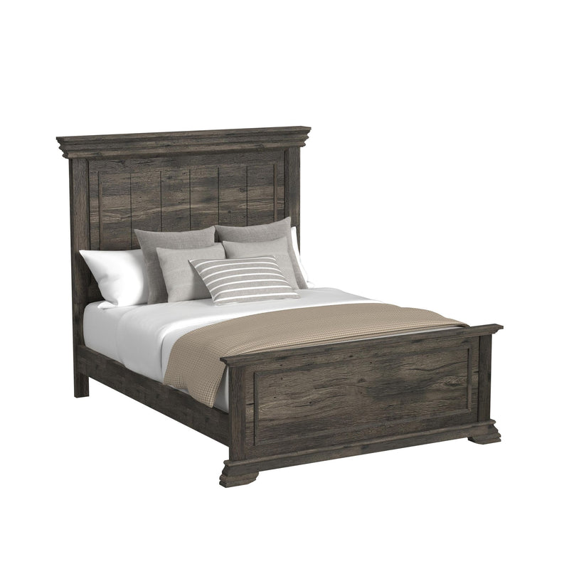 Park Ridge Queen Panel Bed In Charcoal
