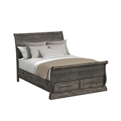 Park Ridge Queen Sleigh Storage 3PC Bedroom Set in Charcoal
