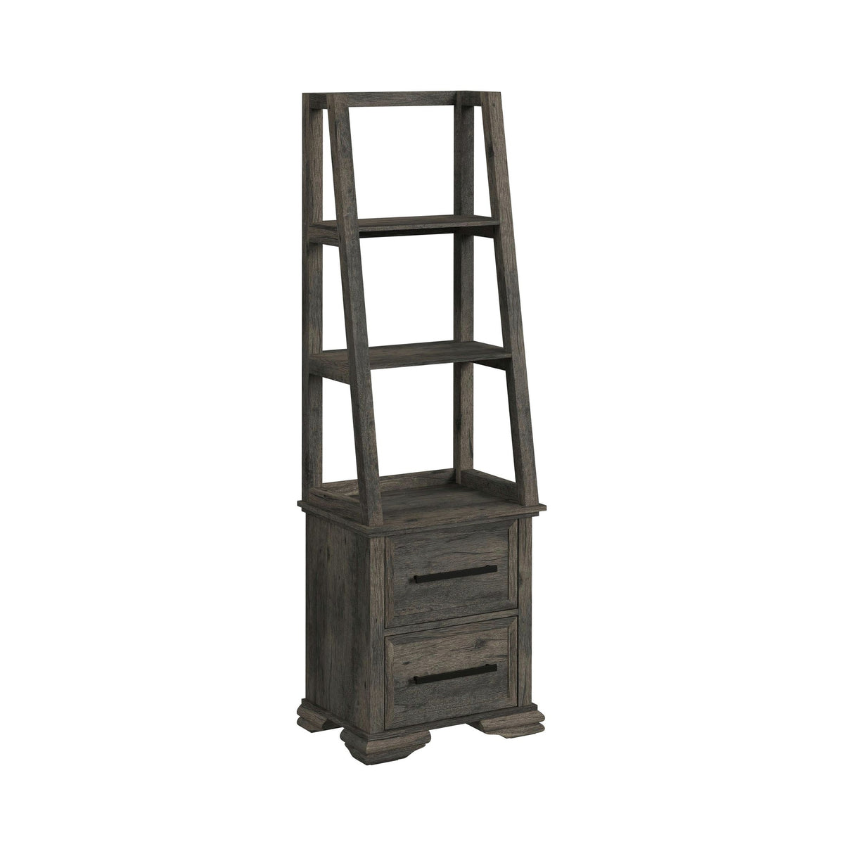 Park Ridge 3PC Entertainment Unit with 71'' TV Console in Charcoal
