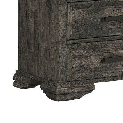 Park Ridge KIT - 71'' TV Console with Fireplace Insert in Charcoal