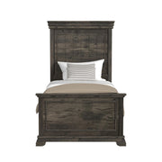 Park Ridge Twin Panel Bed in Charcoal