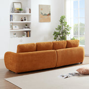 Sofá de tela bouclé Paton de 114,5''