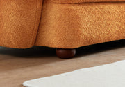 Sofá de tela bouclé Paton de 114,5''