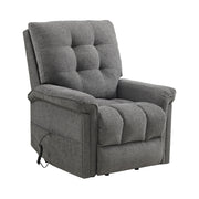 Pecos Power Motion Lift Chair In 15337-2 Ribbit Charcoal