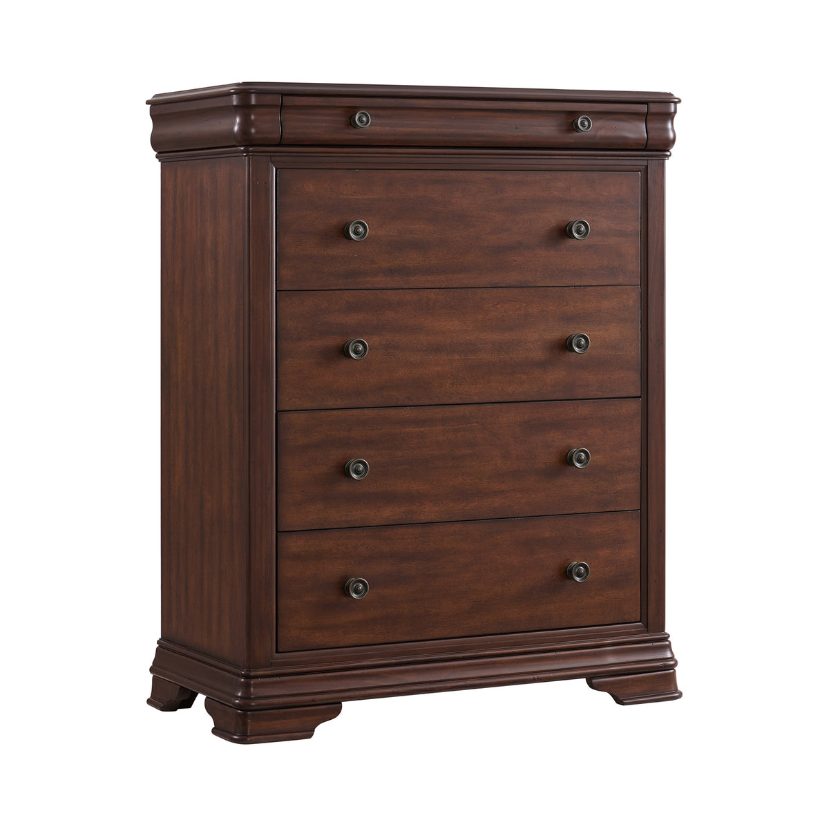 Phillipe 5-Drawer Chest In Cherry