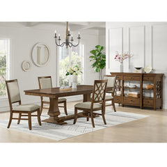 Phillipe Dining Table with with 18" Leaf in Cherry