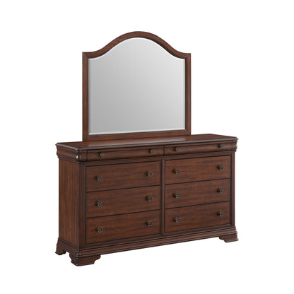 Phillipe Dresser & Mirror Set In Cherry