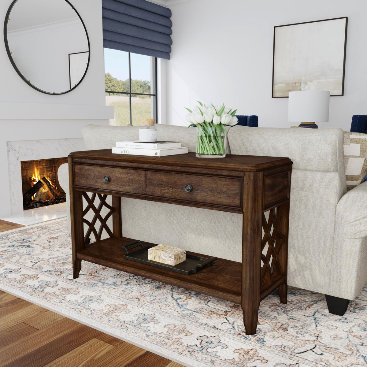 Phillipe Sofa Table In Cherry