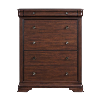 Phillipe 5-Drawer Chest in Cherry
