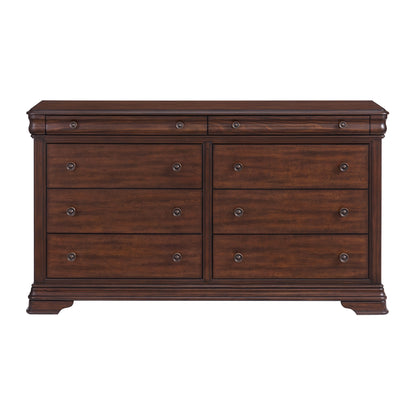 Phillipe 8-Drawer Dresser in Cherry