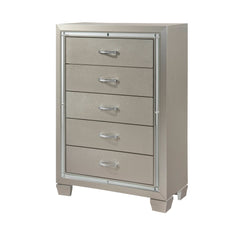 PLATINUM YOUTH TWIN PLATFORM 6PC BEDROOM SET