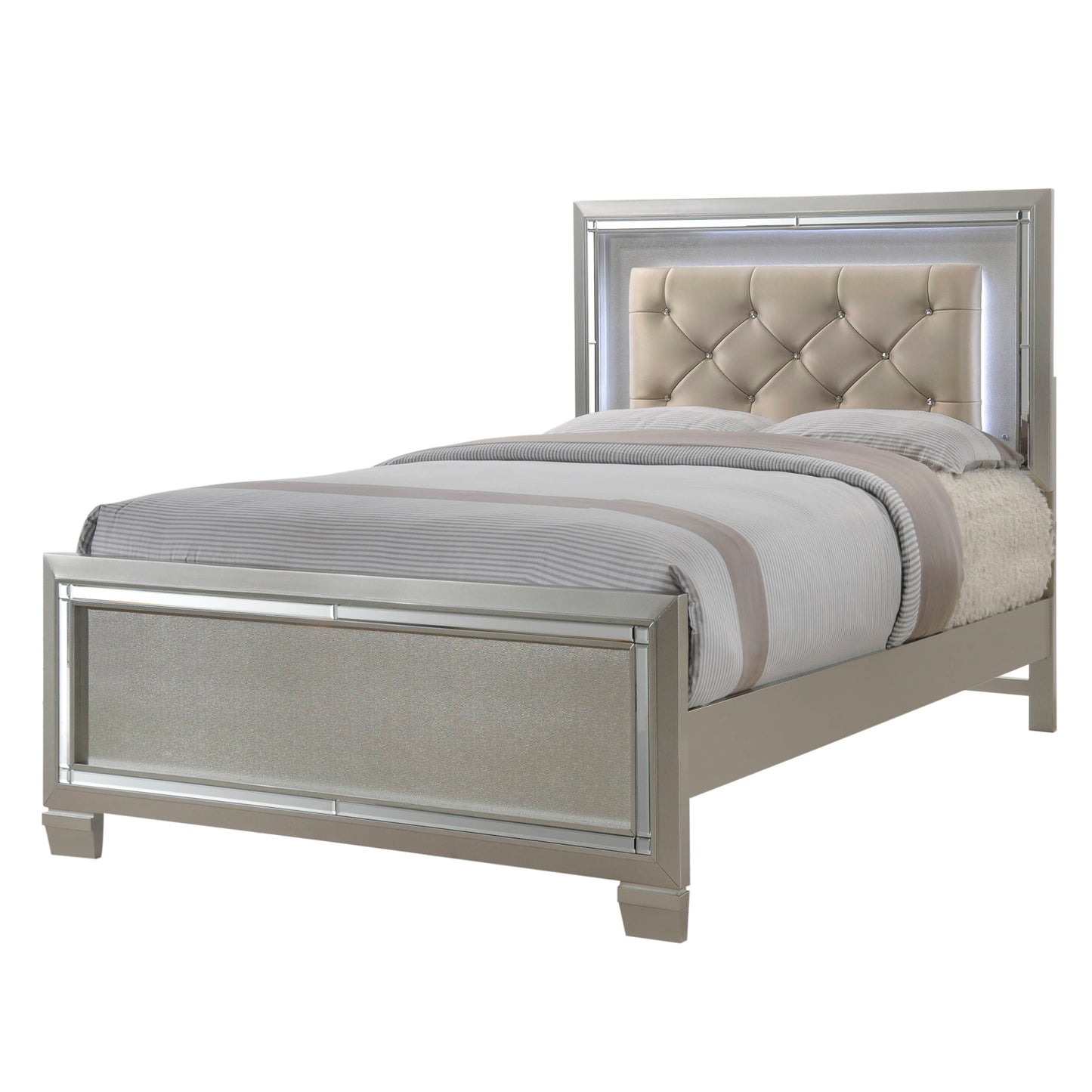 PLATINUM YOUTH FULL PLATFORM 6PC BEDROOM SET