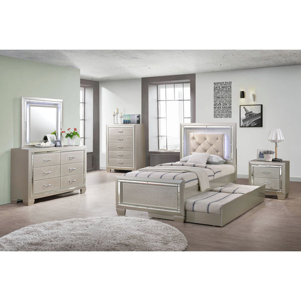 Platinum Youth Twin Platform Bed w/ Trundle