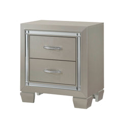 PLATINUM YOUTH TWIN PLATFORM 3PC BEDROOM SET