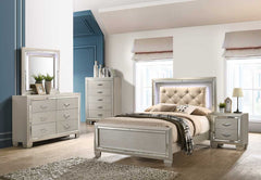 PLATINUM YOUTH TWIN PLATFORM 3PC BEDROOM SET