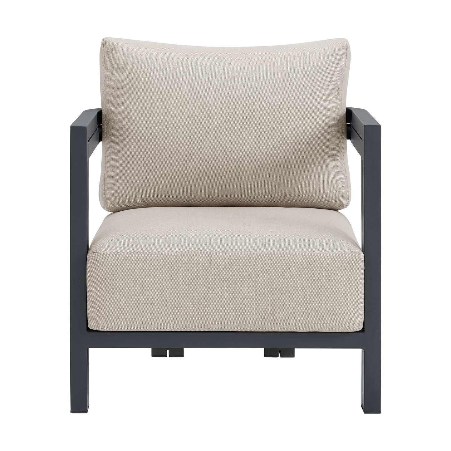 Playa Chair - Dark Grey and Olefin Beige (2 Per Carton)
