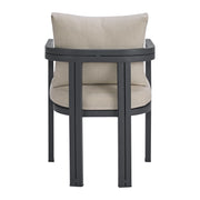 Playa 7PC Standard Height Dining Set in Dark Grey-Table and Six Chairs