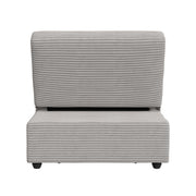Pluto Chair with kidney pillow, Klik Klak and Pop up in Coronado Grey