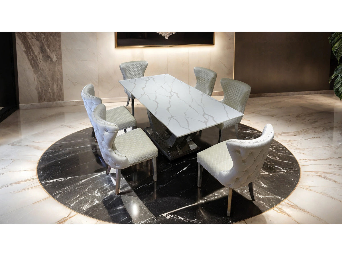 Portanova 7 Pc Dining Table Set