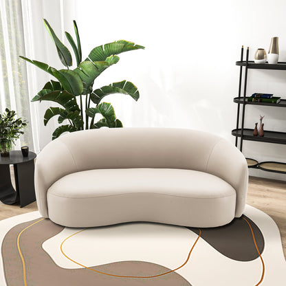 Porter Beige PU Leather Sofa