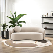Porter Beige PU Leather Sofa