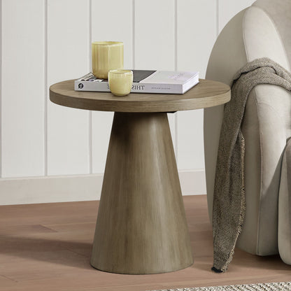 Portland End Table in Grey
