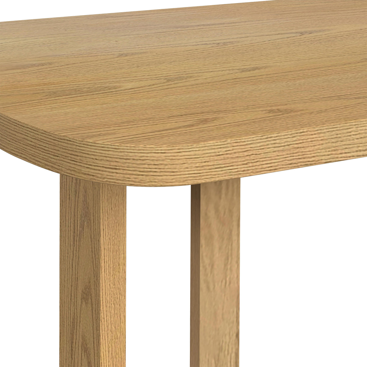Portland 5PC Standard Height Dining Set in Natural-Rectangular Table and Four Chairs