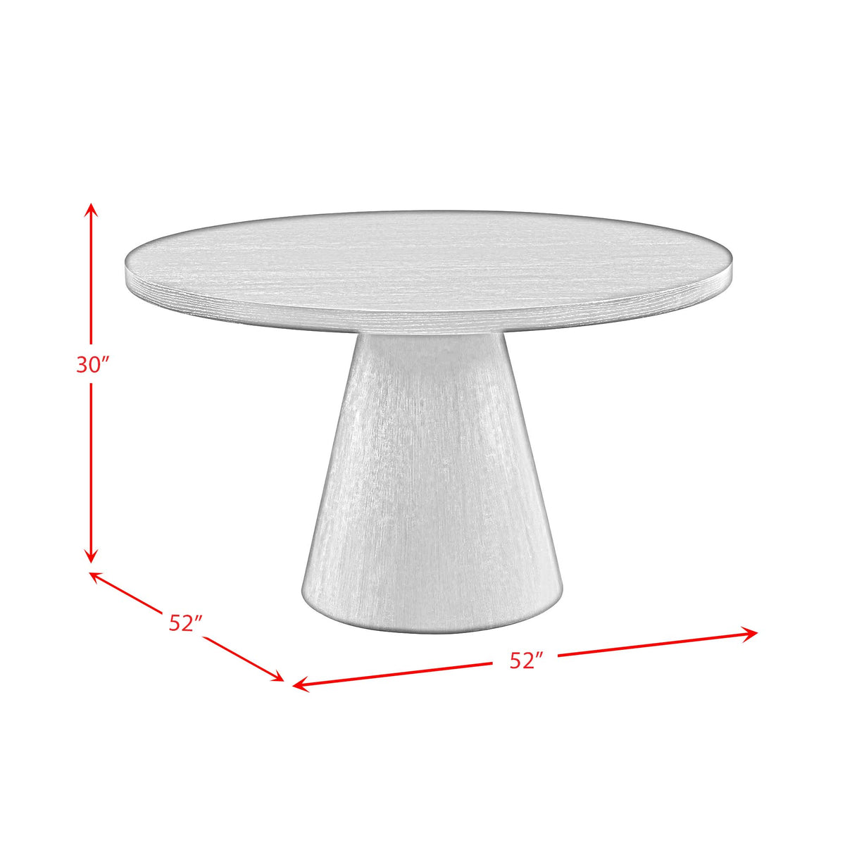 Portland 5PC Standard Height Dining Set in Natural-Table and Four Chairs