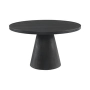 Portland Round Black Dining Table