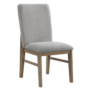 Portland 7PC Standard Height Dining Set in Grey-Rectangular Table and Six Chairs
