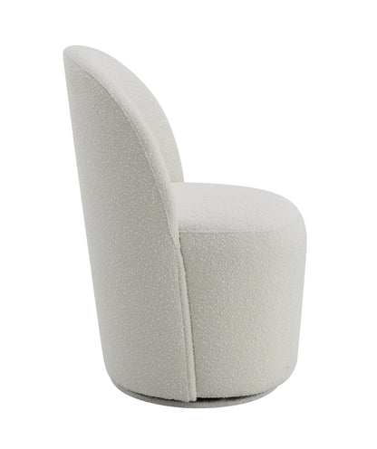 Hollis Boucle Upholstered Side Chair w/Swivel (Set-2)