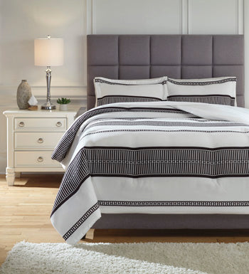 Tribal Stripe 3-Piece Queen Comforter Set
