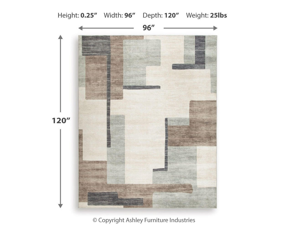 Larkport Washable Large Rug