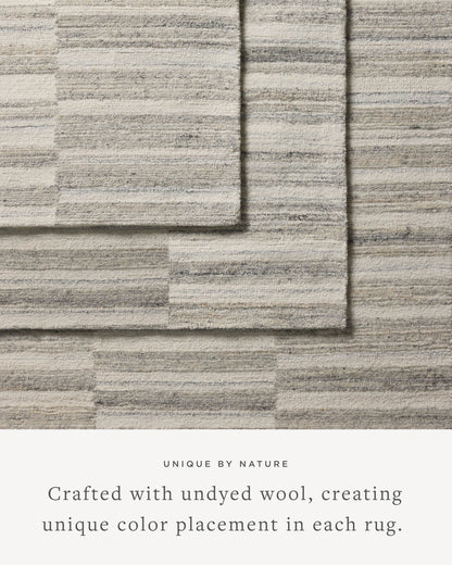 Magnolia Home by Joanna Gaines x Loloi Rae RAE-02 Stone / Ivory