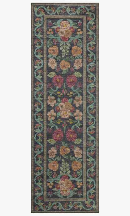 Rifle Paper Co. x Loloi Rosa RSA-01 Black