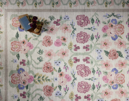 Rifle Paper Co. x Loloi Rosa RSA-01 Ivory