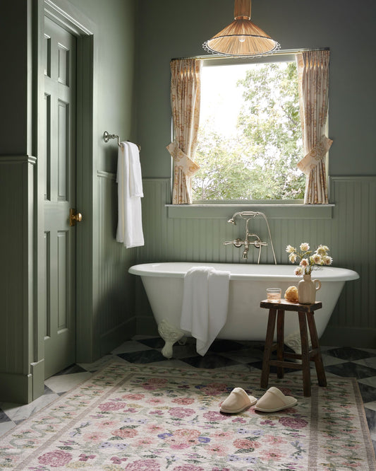 Rifle Paper Co. x Loloi Rosa RSA-01 Ivory